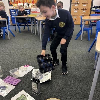 Sorting materials in Science.