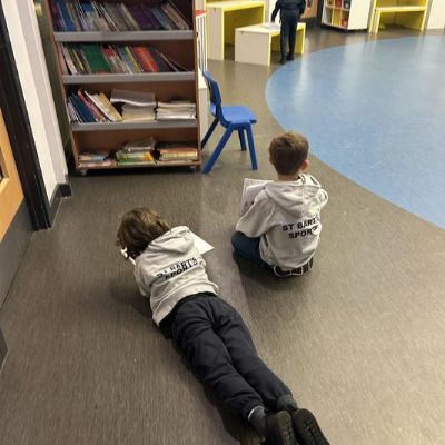 We went on a noun hunt around school to find people, places and things!